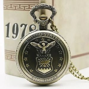 Air Force NEW Pocket Watch Gift Pilot Airmen Retirement Graduation